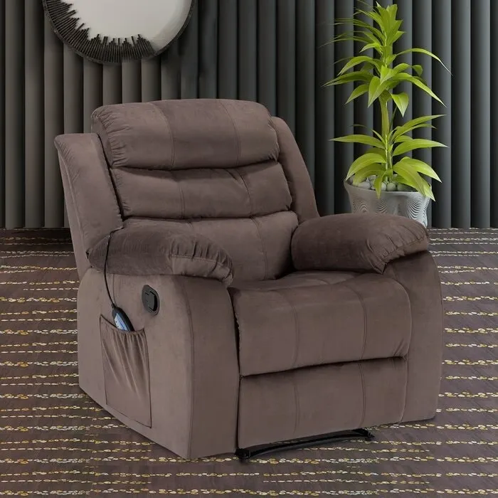 Soft Recliner Chair with Massage and Heat Function