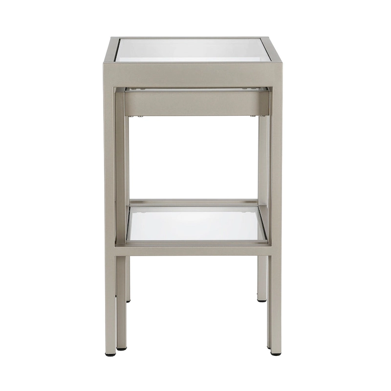 Alexis Metal/ Tempered Glass Nesting Tables