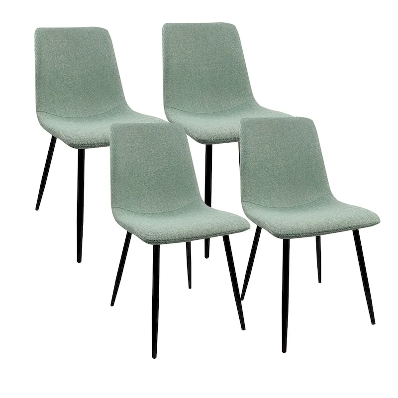 Modern Upholstered Dining Accent Chairs (Set of 4)