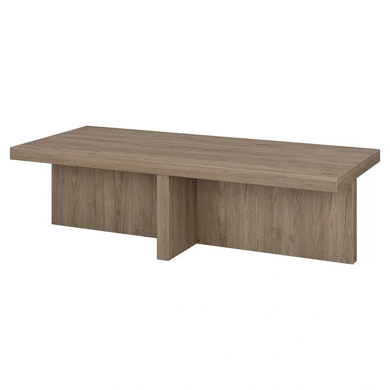 Rectangular Coffee Table - Natural Wood, Scandinavian Design, Multi-User