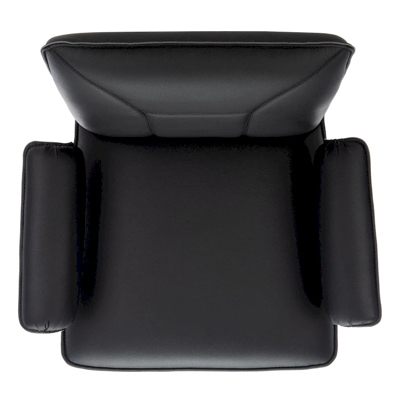 SAFAVIEH Idamae Mid-Century Modern Faux Leather Arm Chair - 29Wx28Dx33H