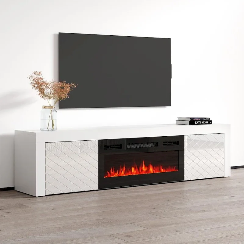 Dia BL-EF Electric Fireplace 71 TV Stand