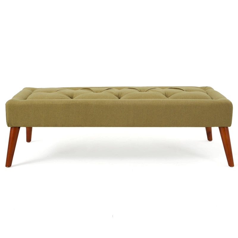 Williams Tufted Fabric Ottoman Bench by Christopher Knight Home
