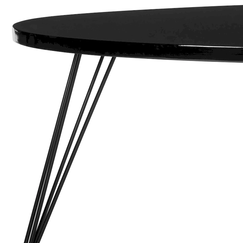 SAFAVIEH Louann Oak Finish/ Black Coffee Table - 44 x 31.5 x 15.6 - 44Wx32Dx16H