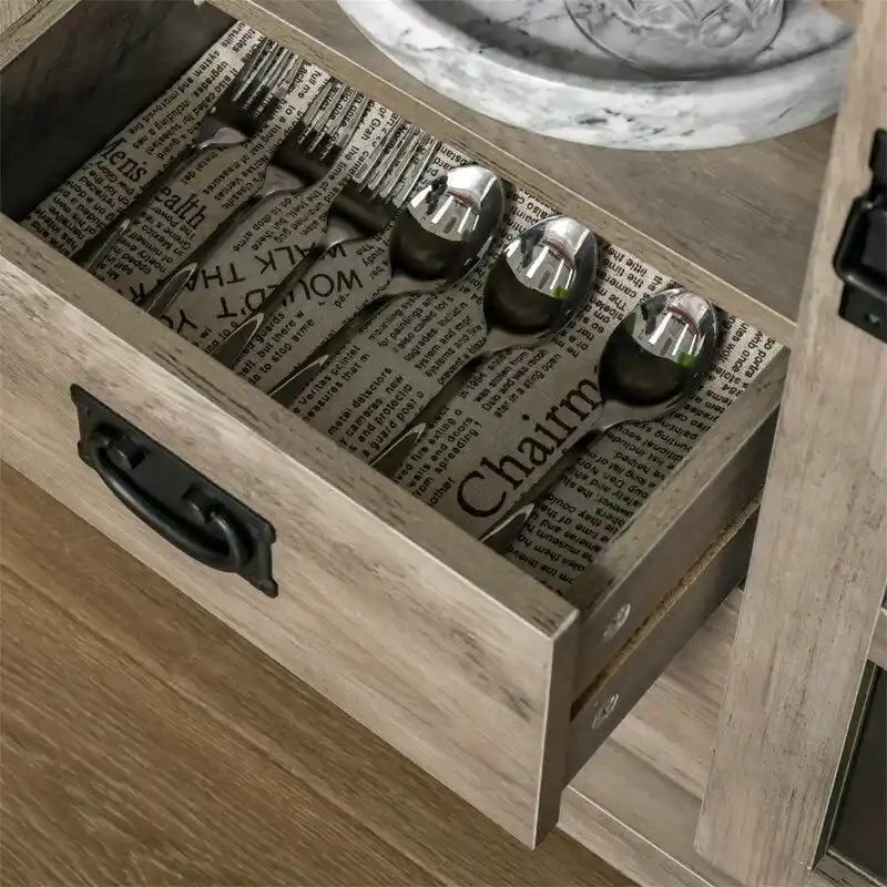 Sideboard Buffet Cabinet - 11.75D x 42.25W x 32H