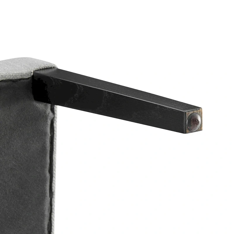 Kylo Faux Leather/ Linen Dining Side Chair, (Set of 2)