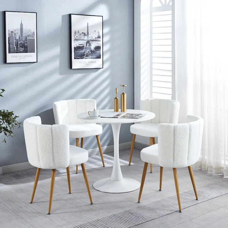 Modern 5pieces Kitchen dining table set for 4-6 people