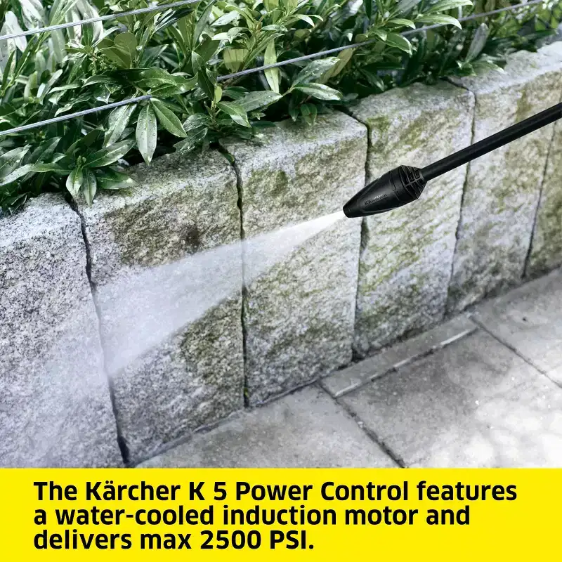 Karcher K 5 Power Control CHK Electric Pressure Washer, Max 2500 PSI, 1.5 GPM