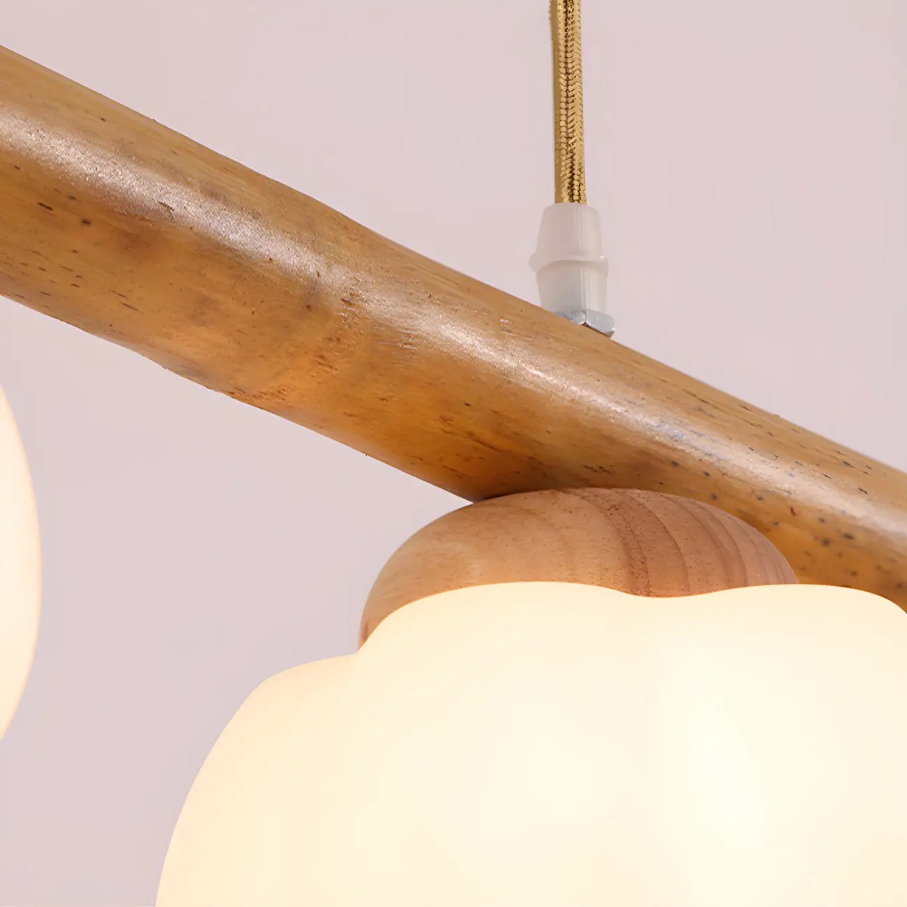 Adjustable Modern Bamboo Flower Island Pendant Light