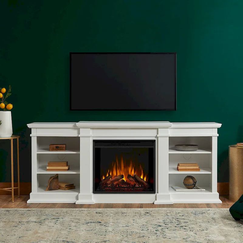 Fresno 72 Media Electric Fireplace by Real Flame