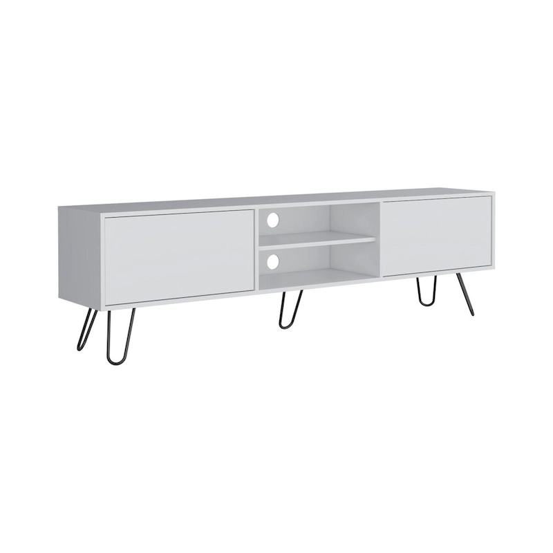 Vassel 2-Cabinet TV Stand Hairpin Legs