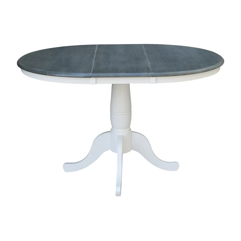 36 Round Extension Dining Table With 4 San Remo Chairs