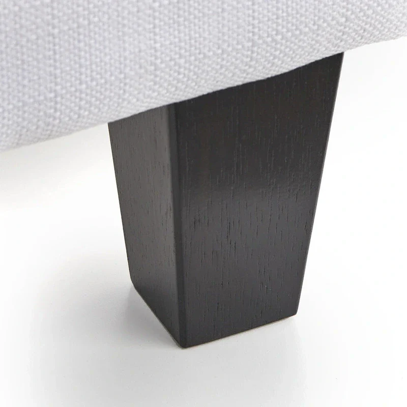 angelo:HOME Ava Mid-Century Upholstered Queen Platfom Bed