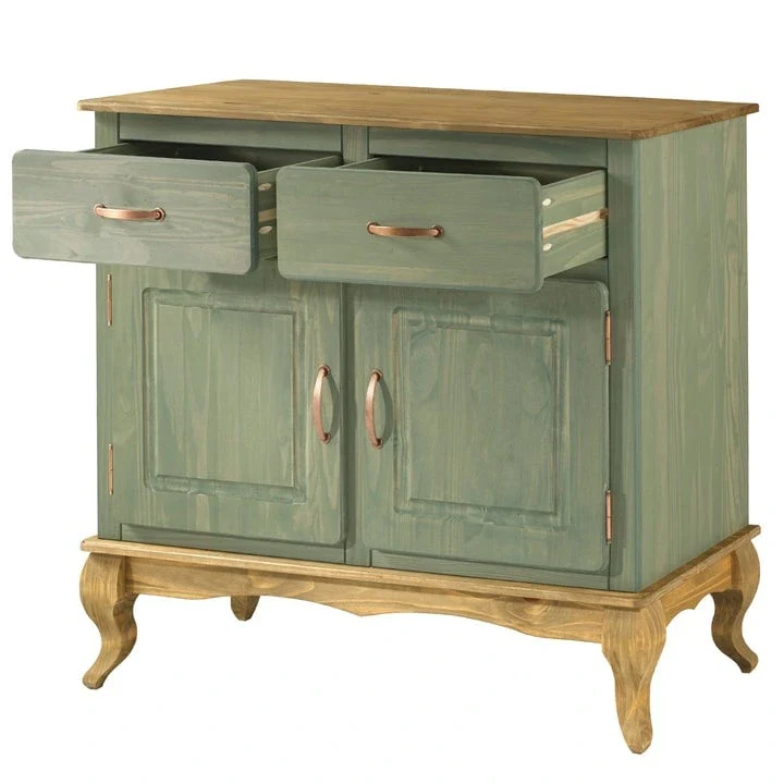 Wood Buffet Sideboard Green