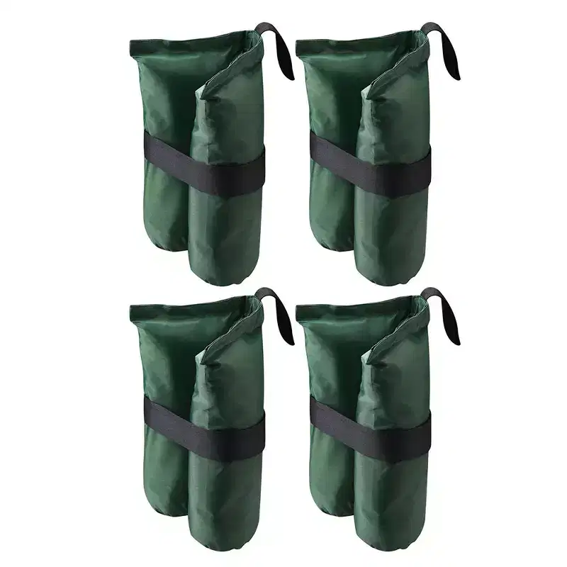 Yescom 4 Pcs Weight Sand Bag Oxford with Grommet for Outdoor Easy Pop Up Canopy Tent Gazebo Green