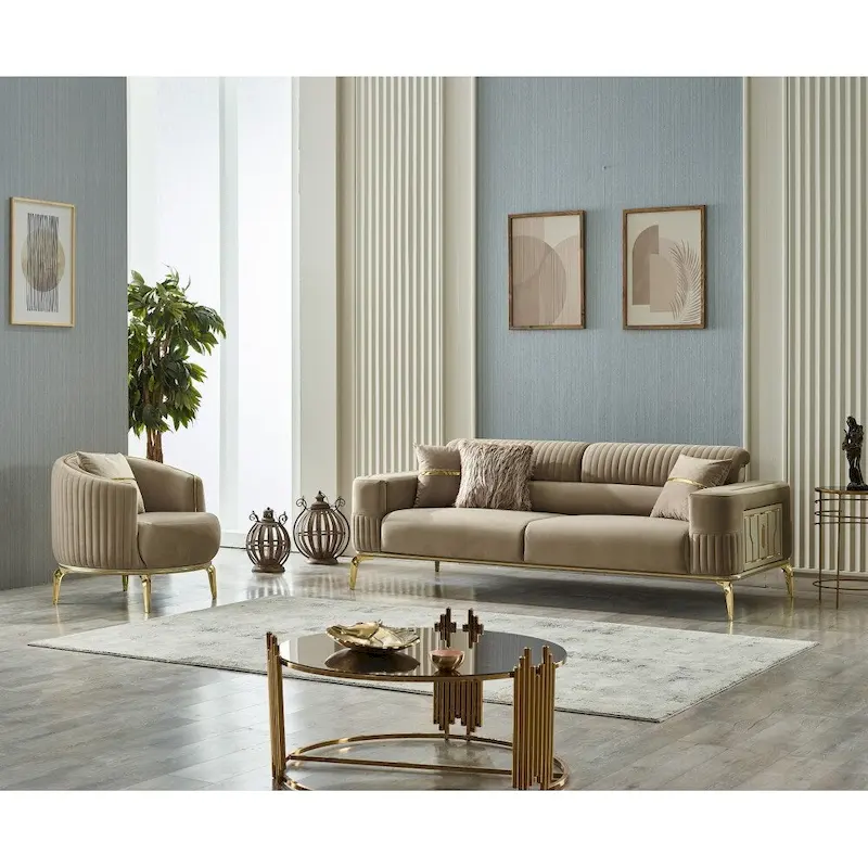 Araceli 2-Pieces One Sofa One Chair Living Room Set