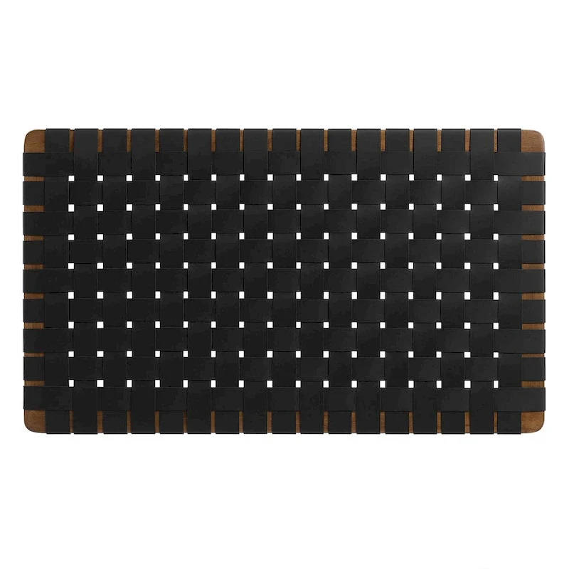 Sparta Wall-Mount Twin/Full/Queen/King Vegan Leather Weave Headboard