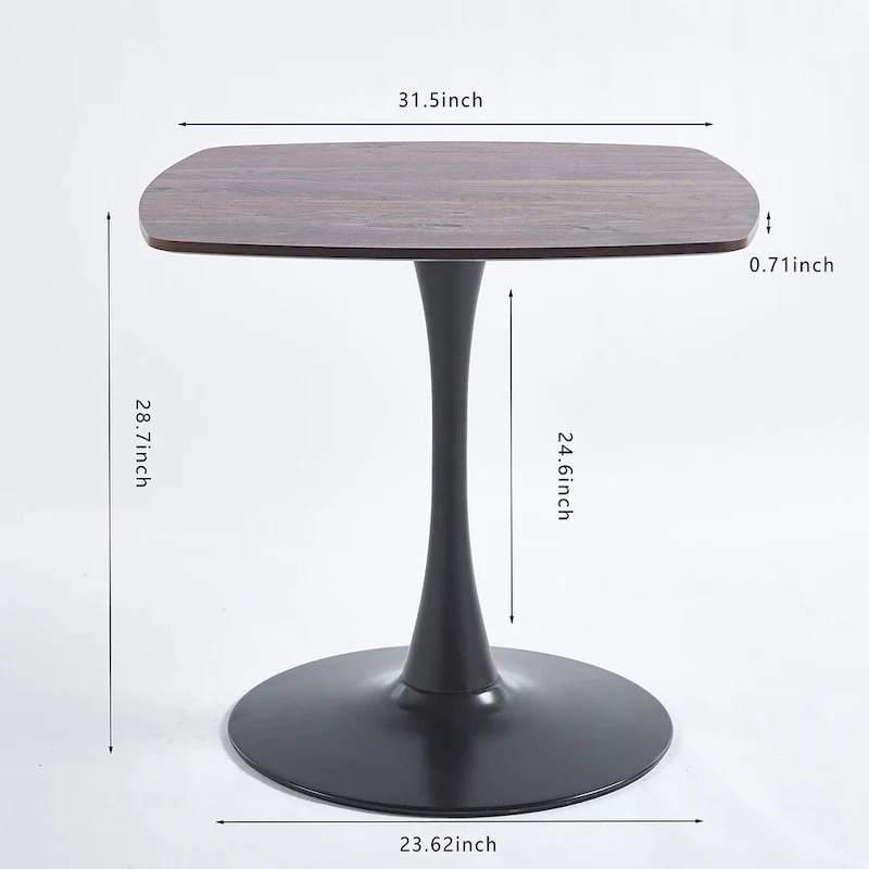 42.1\31.49 Mid-century Pedestal Leisure Coffee Table