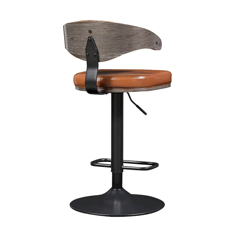 Art Leon Bentwood Swivel Adjustable Bar Stools