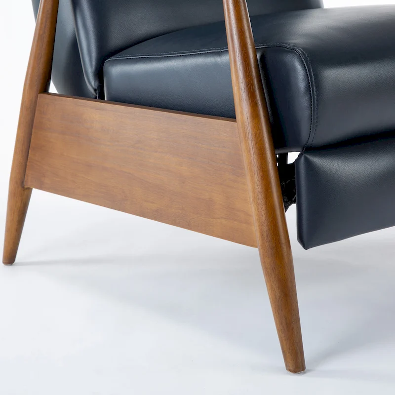 Sienna Upholstered Wood Push Back Recliner by Greyson Living