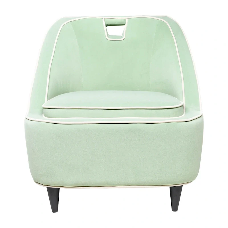 Modern Upholstered Two-Tone Accent Chair - 28 x 30 x 31