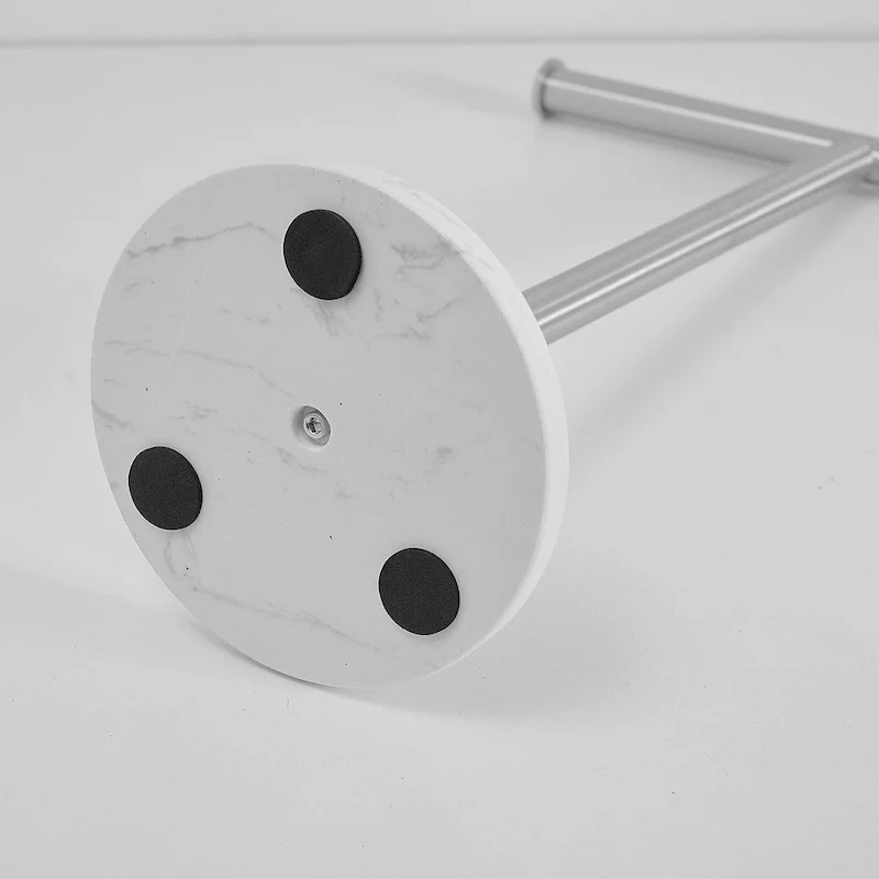 T-Shape Towel Rack With Natural Marble Base