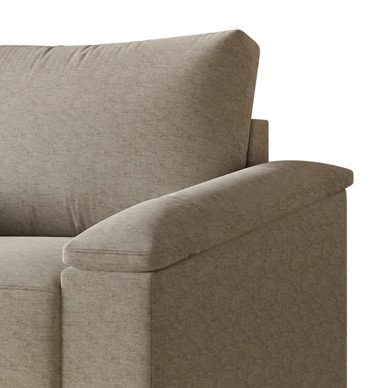2.5-Seater Linen Sofa - Available in Beige, Grey, Blue