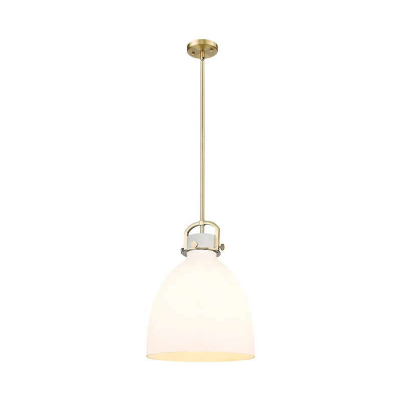Innovations Lighting Newton Bell - 1 Light 14  Stem Hung Pendant