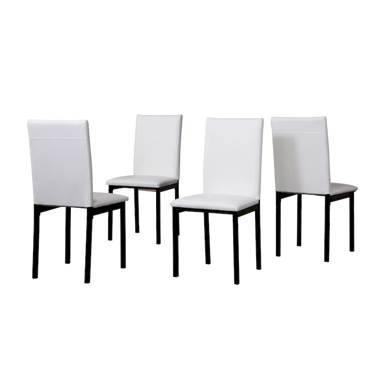 Roundhill Furniture Citico Metal 5-PC Dinette Set