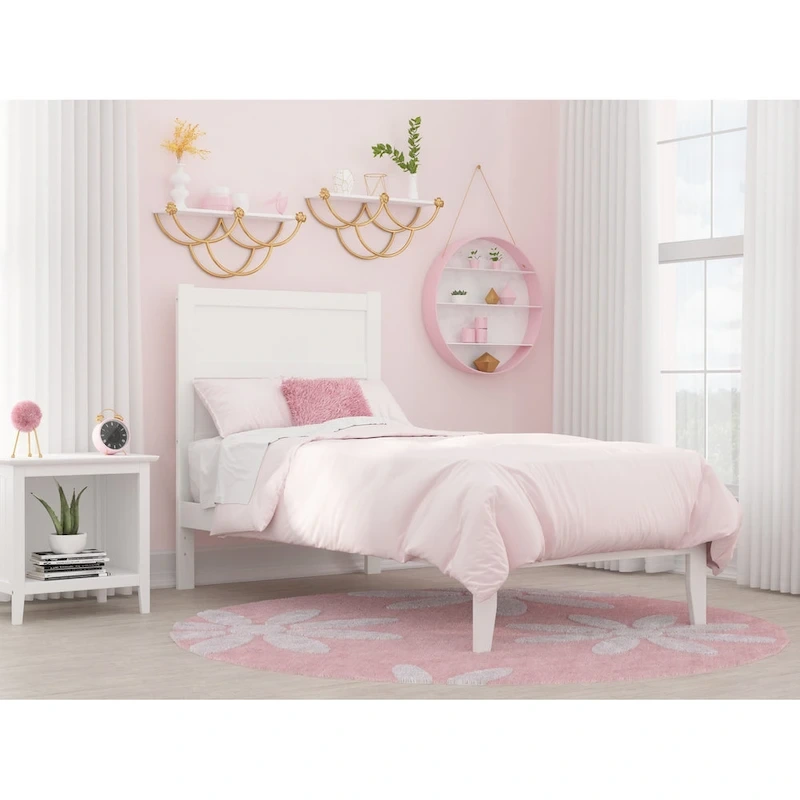 NoHo Twin Bed in White