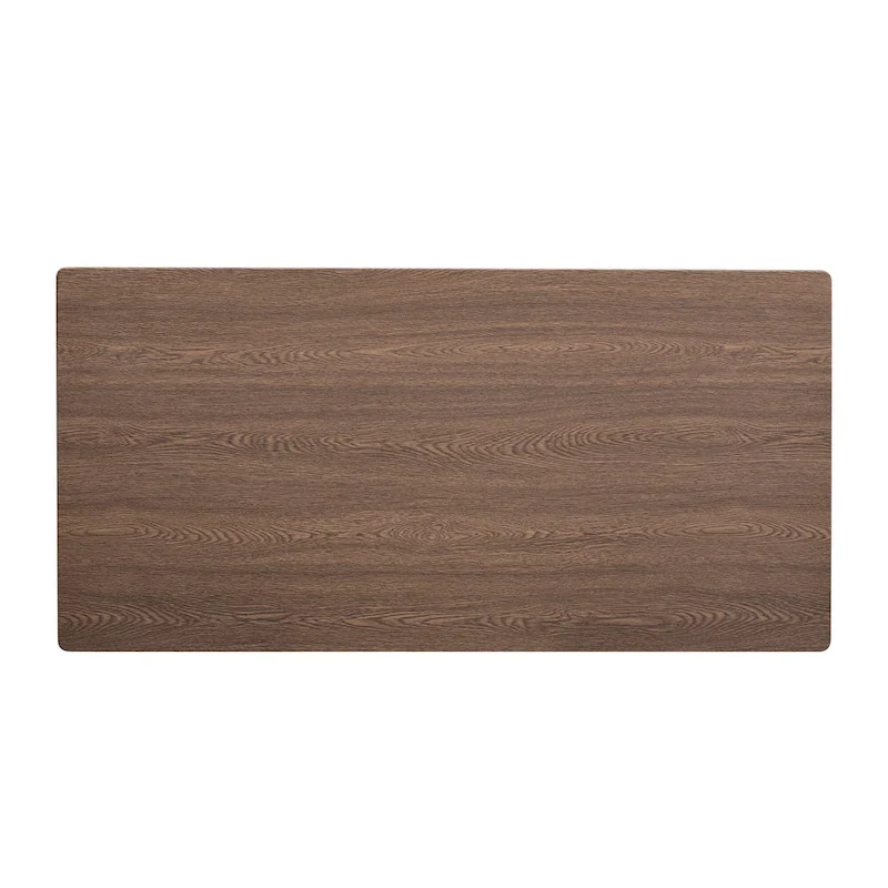 5-Piece Industrial Bar Table Set with Rectangular Table & 4 Chairs