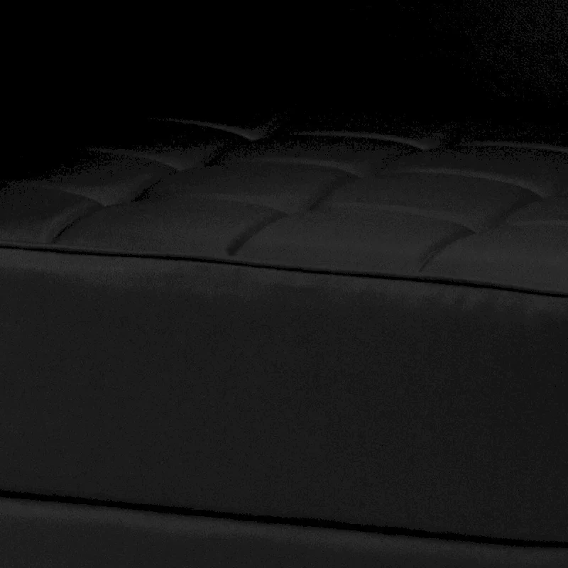 9 Piece LeatherSoft Modular Sectional Configuration - Stainless Steel Legs - 140.5W x 28.75 - 140.5D x 27.5H