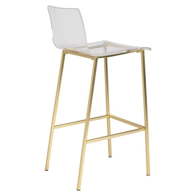 Sasha Modern Clear Transparent Stool