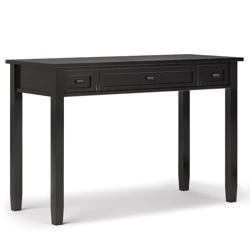 Solid wood transition style desk