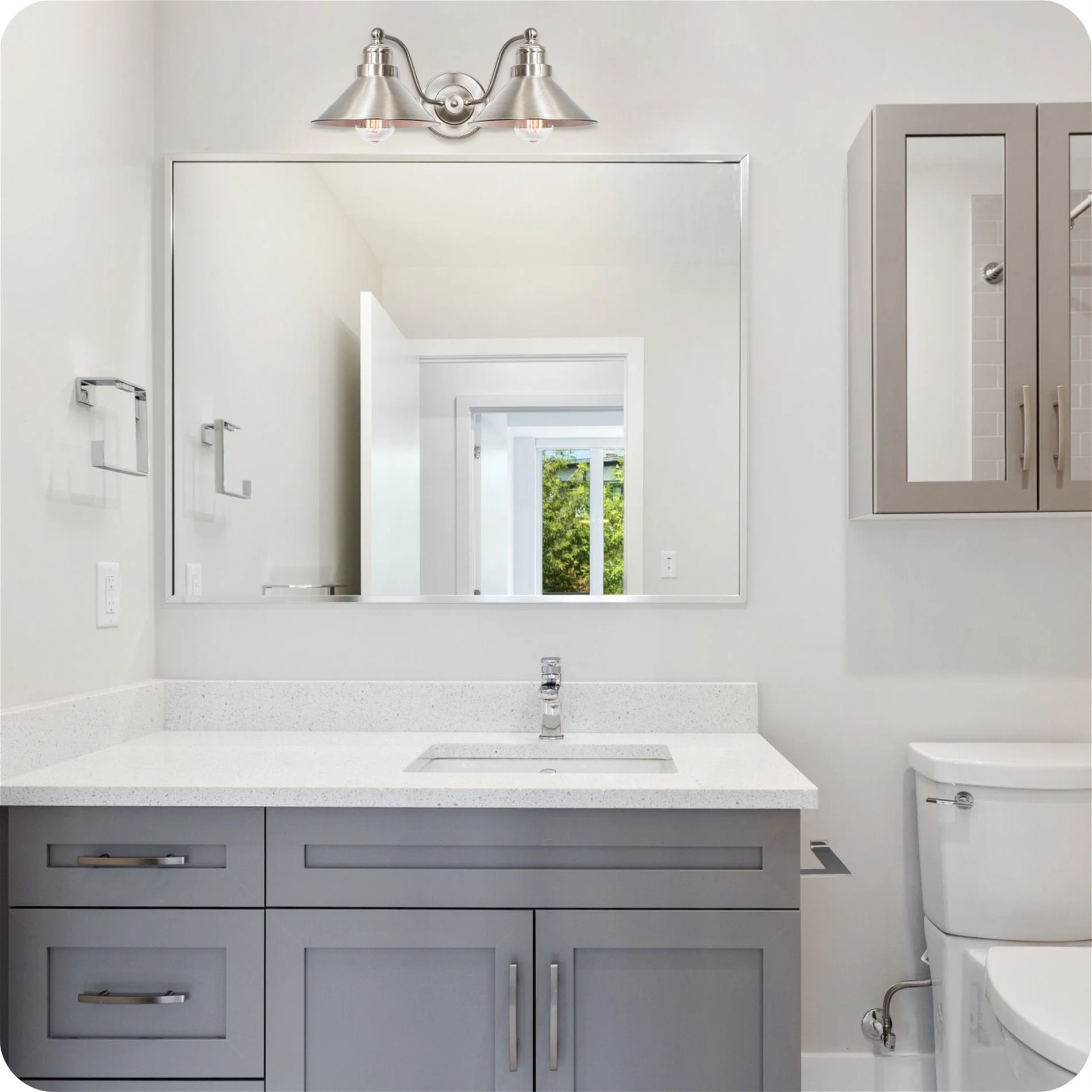 Welton 19 Modern Industrial 2-Light Wall Sconce