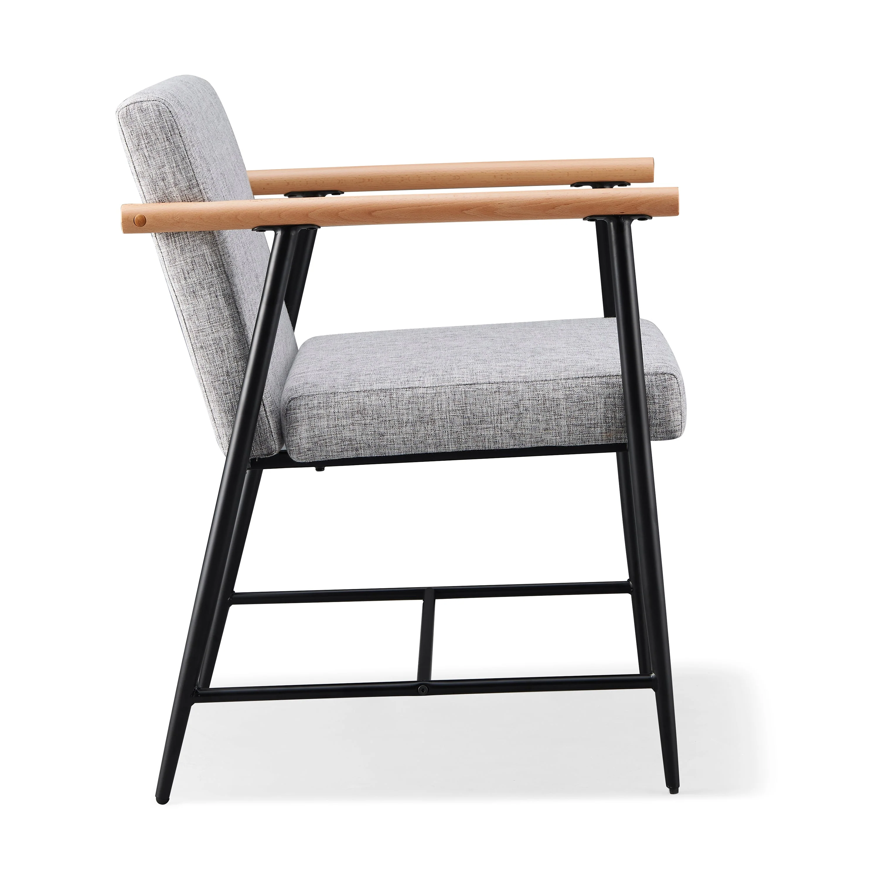 Versatile Set of 2 Modern Accent Chairs ¨C Upholstered Armchairs