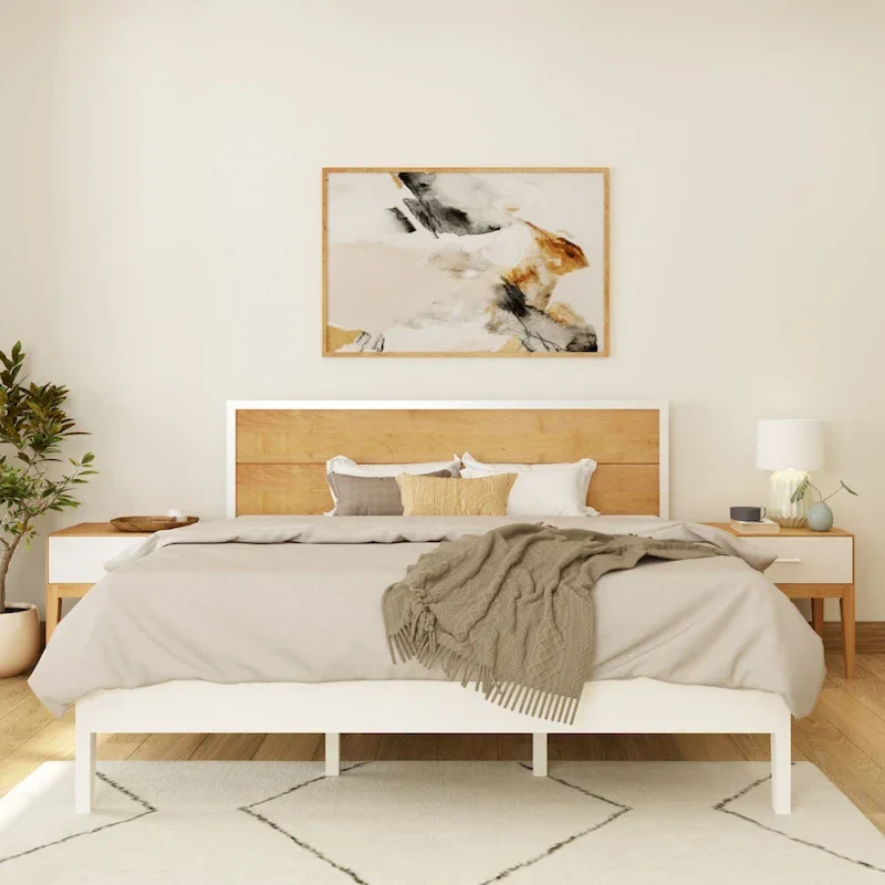 3 Piece King-Size Bedroom with 2 Nightstands