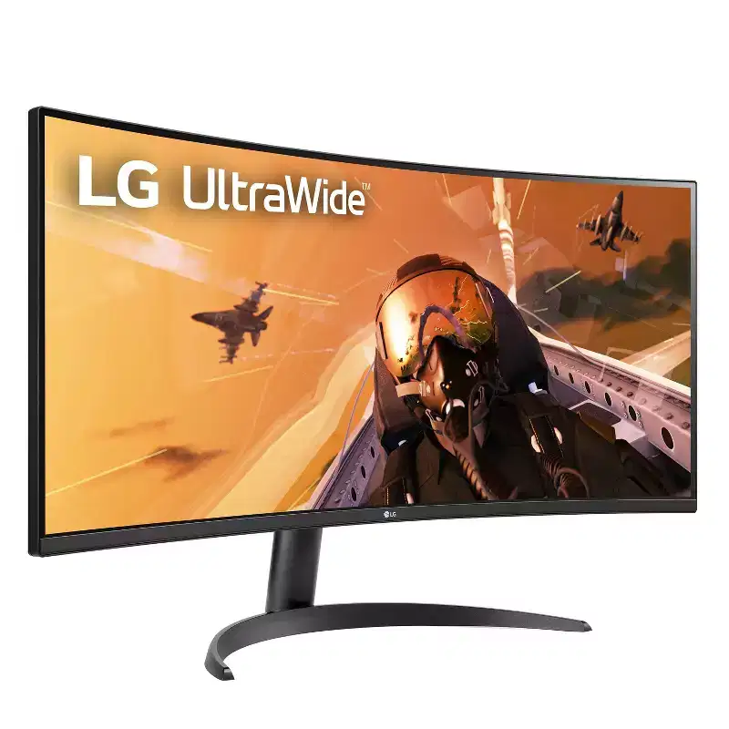 LG 34WP60C-B 34" 21:9 Curved UltraWide QHD (3440 x 1440) Monitor: Gaming Computer Screen