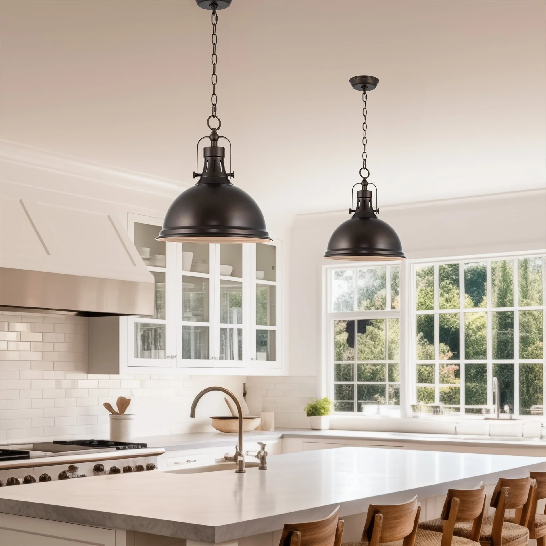 Belle 14 Modern Industrial Pendant Light