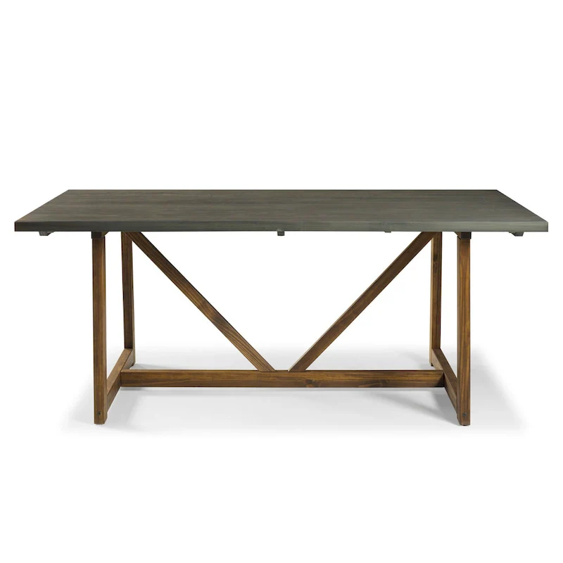 Middlebrook Solid Wood 72-inch Farmhouse Trestle Dining Table