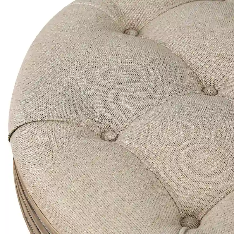 Large Round Ottoman Coffee Table