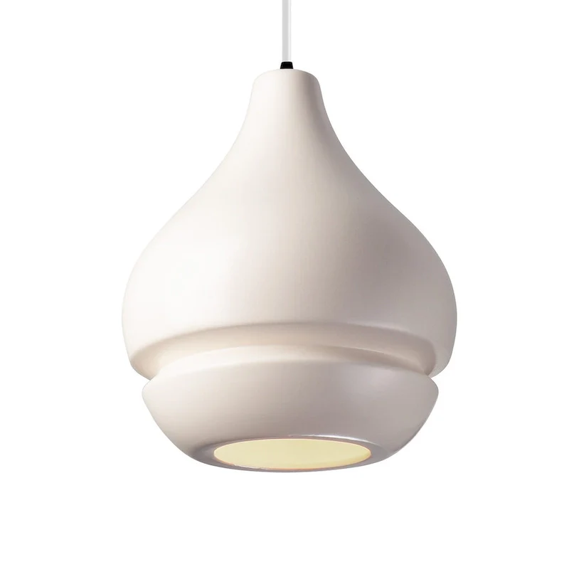 Carson Carrington Sallberg 1-light White Pendant - Matte Black, Matte White, White