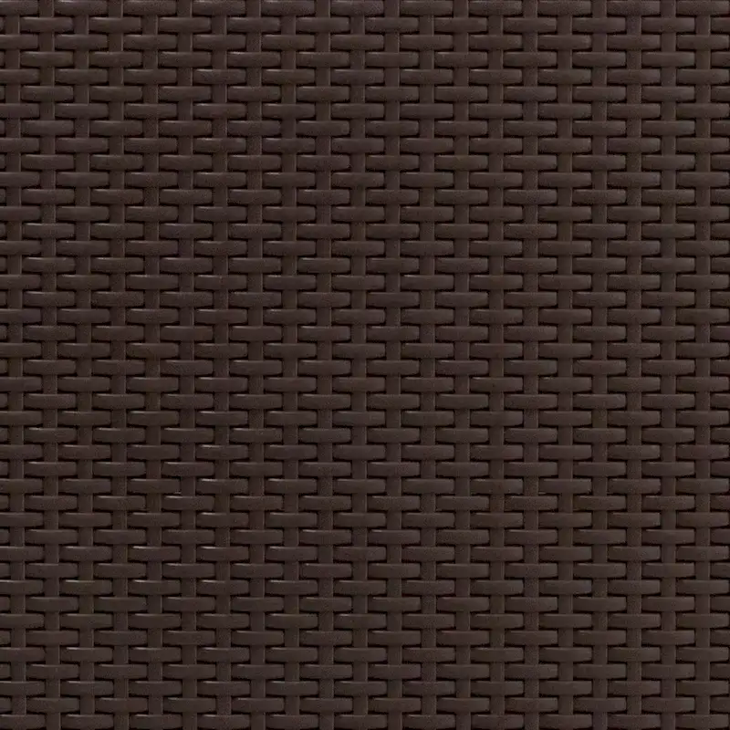 Faux Rattan Chair with All-Weather Cushion