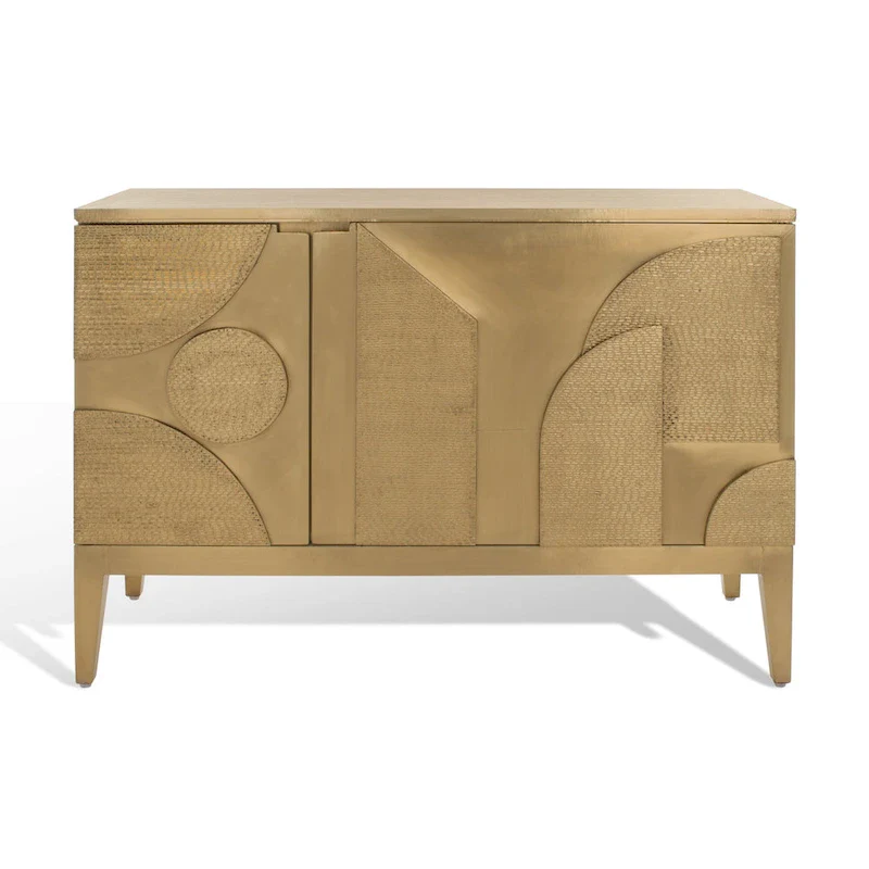 SAFAVIEH Couture Mervana Brass Covered Sideboard