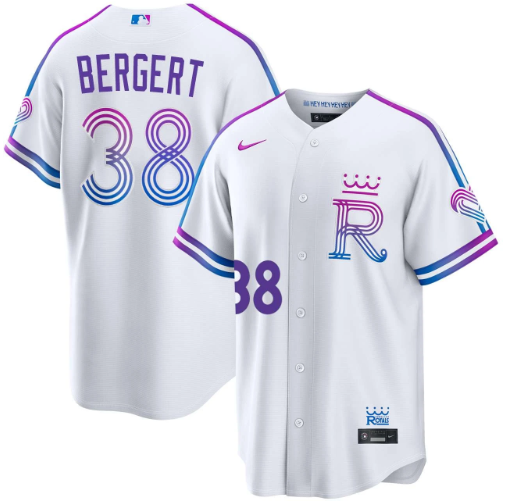 Ryan Bergert Kansas City Royals White 2026 City Connect Jersey