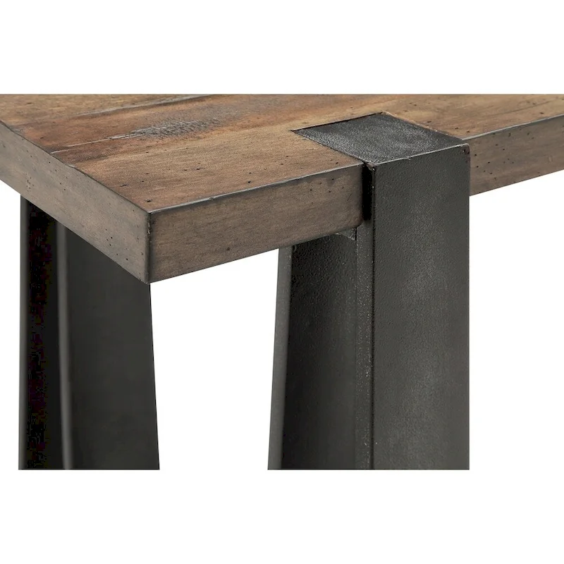 Bowden Industrial Rustic Honey Rectangular Coffee Table
