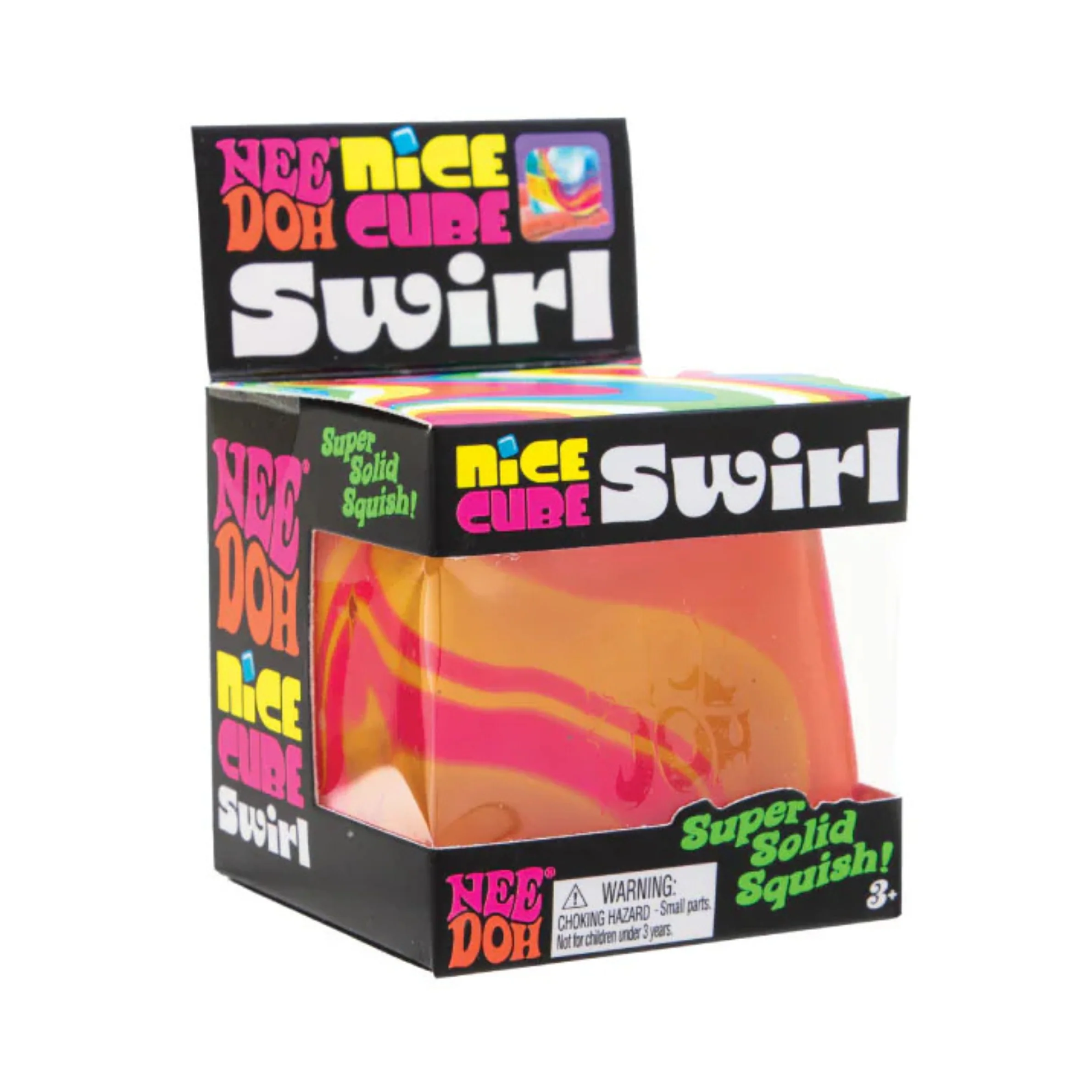Soft SquishoraNeeDoh | NICE Cube Swirl | Super Squeeze! squishy – satisfying stress relief  | Squishora