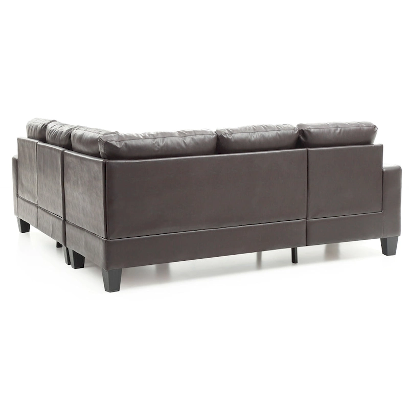 Newbury Faux Leather Sectional Sofa