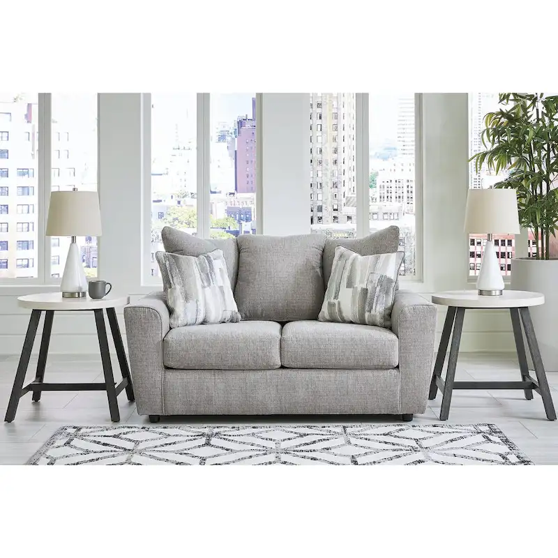 Signature Design by Ashley Stairatt Gray 2-Piece Upholstery Package - 86 W x 38 D x 39 H