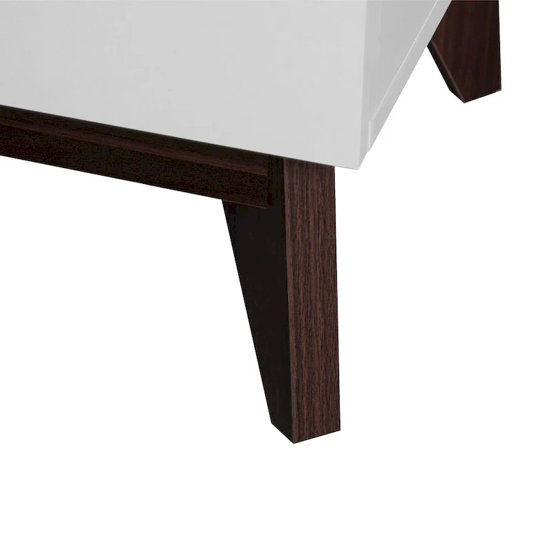 6-Drawer White Wood Dresser